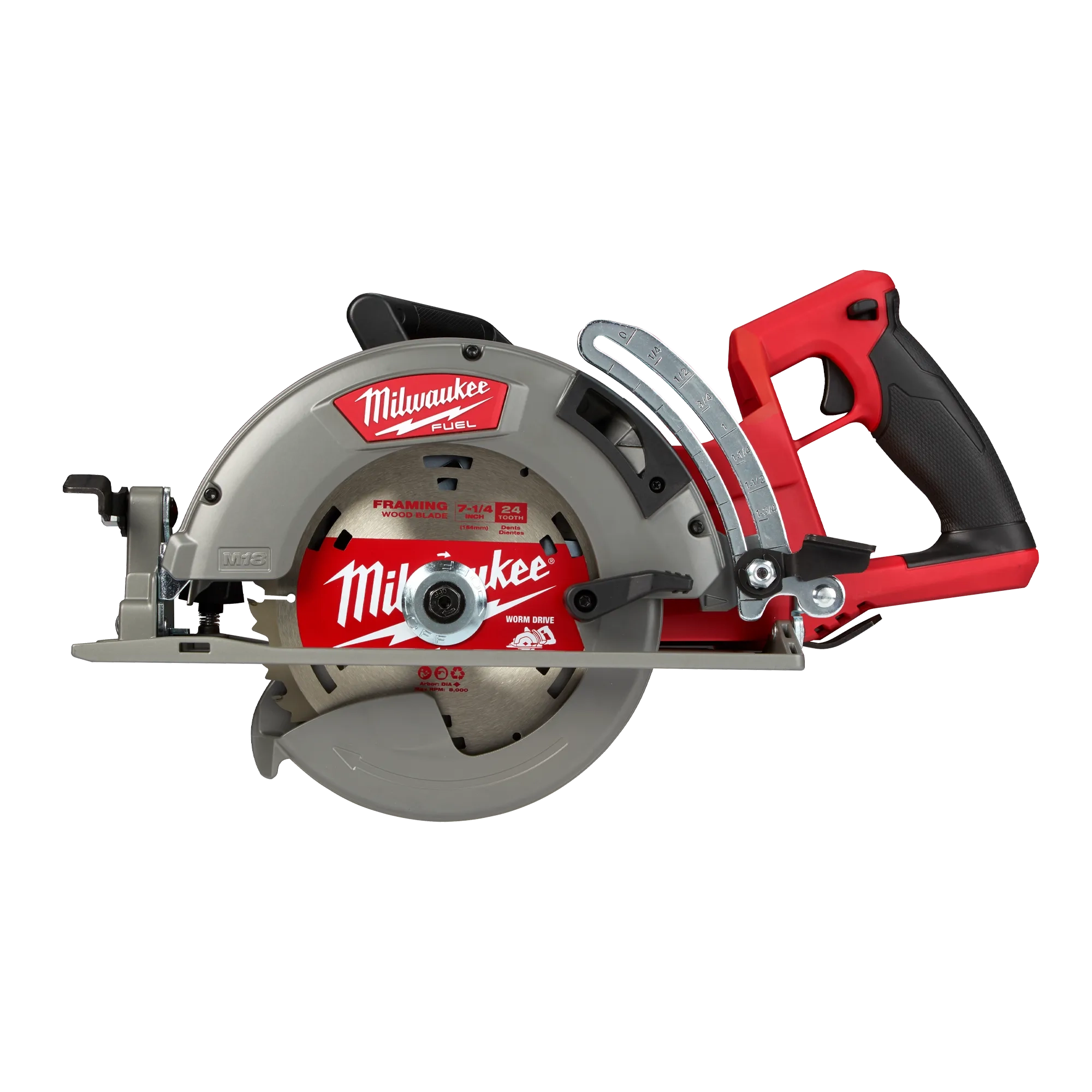 Milwaukee M18 FUEL 2830-20 rear-handle circular saw with 7-1/4-inch blade